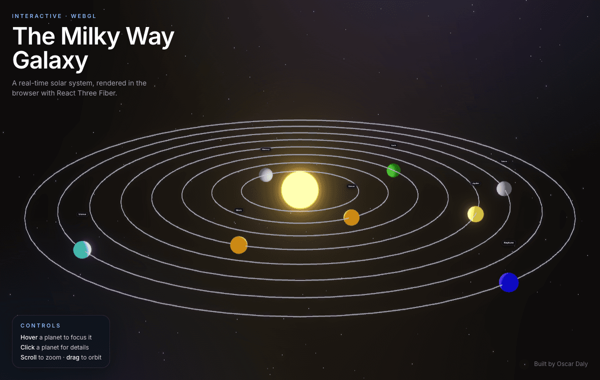R3F Galaxy preview