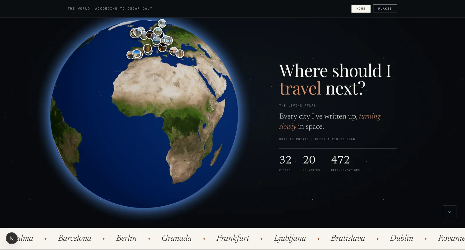 Travel Blog preview